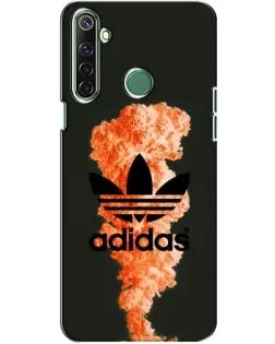 Чехол для Realme 6i с картинкой «Оранжевый дым Adidas» Чехол для Realme 6i с картинкой «Оранжевый дым Adidas»
