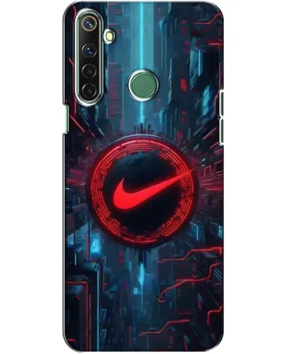Чехол для Realme 6i с картинкой «Техногенный стиль Nike» Чехол для Realme 6i с картинкой «Техногенный стиль Nike»