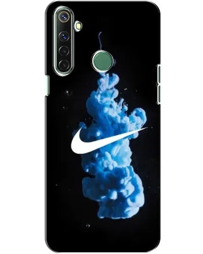 Чехол для Realme 6i с картинкой «Nike и синий дым» Чехол для Realme 6i с картинкой «Nike и синий дым»