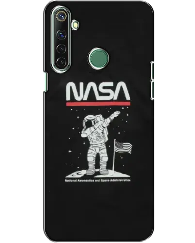 Чехол для Realme 6i с картинкой «NASA — шагаем по Луне» Чехол для Realme 6i с картинкой «NASA — шагаем по Луне»