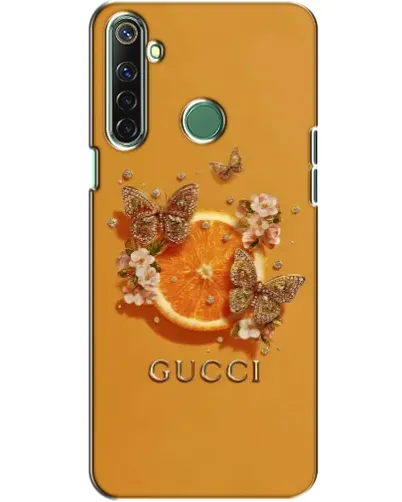 Чехол для Realme 6i с картинкой «Gucci — золотые бабочки» Чехол для Realme 6i с картинкой «Gucci — золотые бабочки»