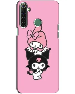 Чехол для Realme 6i с картинкой «My Melody и Kuromi»