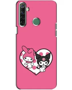 Чехол для Realme 6i с картинкой «Kuromi и My Melody»
