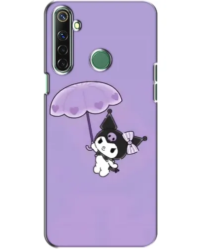 Чехол для Realme 6i с картинкой «Kuromi с зонтиком»