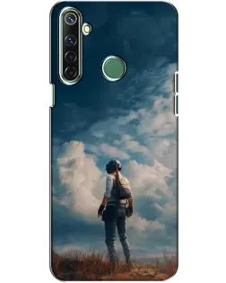 Чохол для Realme 6i з картинкою «Герой PUBG на скелі» Чохол для Realme 6i з картинкою «Герой PUBG на скелі»
