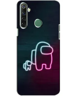 Чехол для Realme 6i с картинкой «Among Us неон-арт» Чехол для Realme 6i с картинкой «Among Us неон-арт»