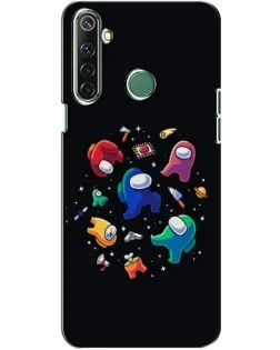 Чехол для Realme 6i с картинкой «Among Us космос» Чехол для Realme 6i с картинкой «Among Us космос»
