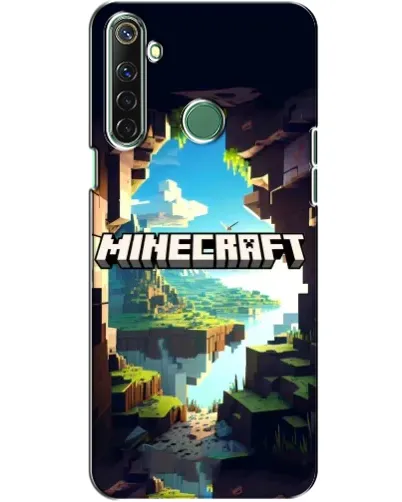 Чехол для Realme 6i с картинкой «Пещера Майнкрафт»