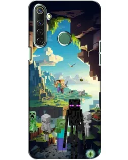 Чохол для Realme 6i з картинкою «Ендермен у лісі»