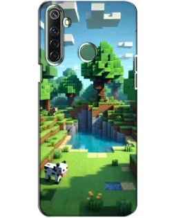Чохол для Realme 6i з картинкою «Minecraft літній день»