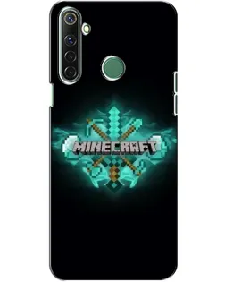 Чохол для Realme 6i з картинкою «Minecraft Diamond лого»