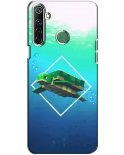 Чохол для Realme 6i з картинкою «Черепаха Minecraft»