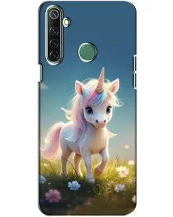 Чехол для Realme 6i с картинкой «Единорог на поляне» Чехол для Realme 6i с картинкой «Единорог на поляне»