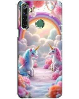 Чехол для Realme 6i с картинкой «Радуга и единороги» Чехол для Realme 6i с картинкой «Радуга и единороги»