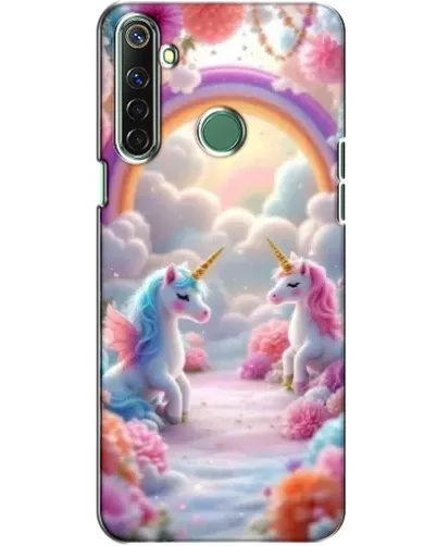 Чехол для Realme 6i с картинкой «Радуга и единороги» Чехол для Realme 6i с картинкой «Радуга и единороги»