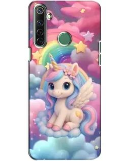 Чехол для Realme 6i с картинкой «Маленький единорог» Чехол для Realme 6i с картинкой «Маленький единорог»