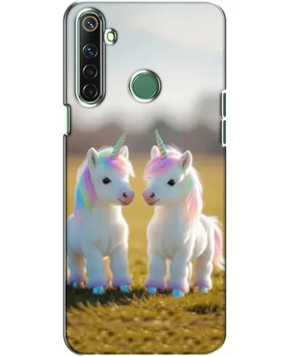 Чехол для Realme 6i с картинкой «Пара единорогов» Чехол для Realme 6i с картинкой «Пара единорогов»