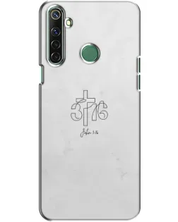 Чехол для Realme 6i с картинкой «Иоанна 3:16 Крест» Чехол для Realme 6i с картинкой «Иоанна 3:16 Крест»