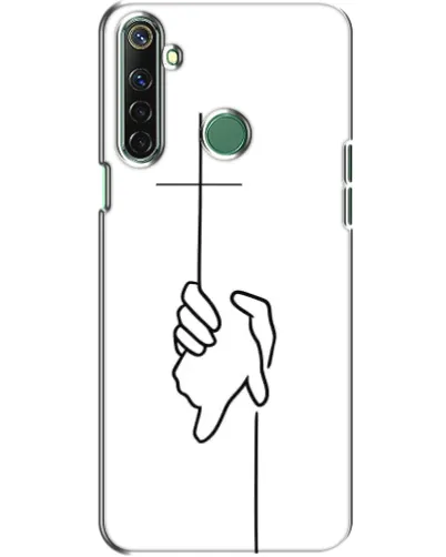 Чехол для Realme 6i с картинкой «Рука держит»