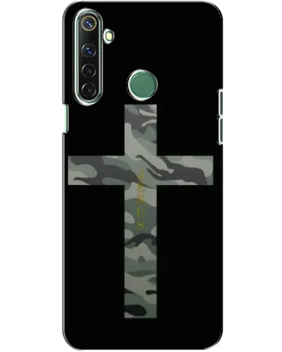 Чехол для Realme 6i с картинкой «Милитари Крест»