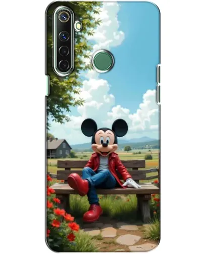 Чехол для Realme 6i с картинкой «Микки на скамейке» Чехол для Realme 6i с картинкой «Микки на скамейке»