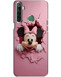 Чехол для Realme 6i с картинкой «Минни сквозь стену»