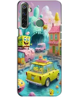 Чехол для Realme 6i с картинкой «Монстр-трак приключения»