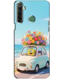 Чехол для Realme 6i с картинкой «Автомобильное путешествие»