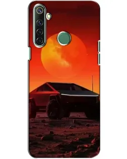 Чехол для Realme 6i с картинкой «Cybertruck на Марсе»