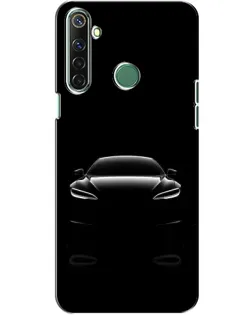 Чехол для Realme 6i с картинкой «Силуэт Tesla Night»