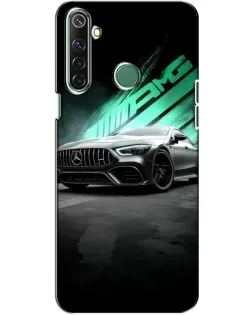 Чехол для Realme 6i с картинкой «Темный Mercedes AMG»