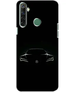 Чехол для Realme 6i с картинкой «Mercedes — силуэт авто»