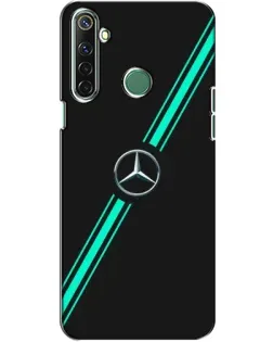 Чехол для Realme 6i с картинкой «Спортивные линии Mercedes»