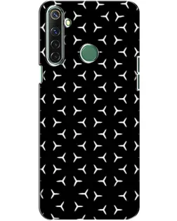 Чехол для Realme 6i с картинкой «Mercedes паттерн звезд»