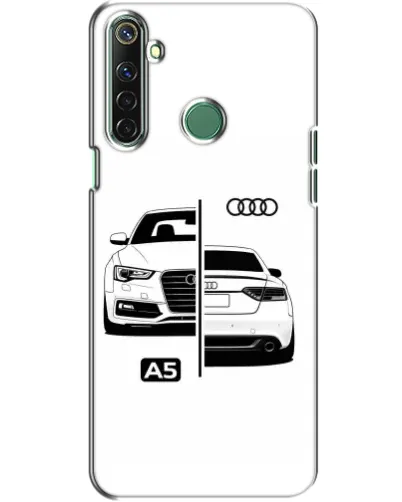 Чехол для Realme 6i с картинкой «Audi — контрастный дизайн» Чехол для Realme 6i с картинкой «Audi — контрастный дизайн»