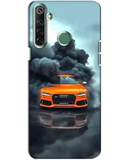 Чехол для Realme 6i с картинкой «Audi в облаках дыма» Чехол для Realme 6i с картинкой «Audi в облаках дыма»