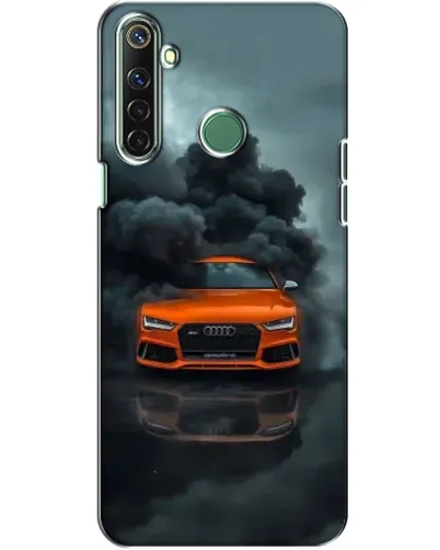 Чехол для Realme 6i с картинкой «Audi в облаках дыма» Чехол для Realme 6i с картинкой «Audi в облаках дыма»