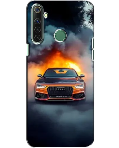 Чехол для Realme 6i с картинкой «Audi в огненном дыму» Чехол для Realme 6i с картинкой «Audi в огненном дыму»
