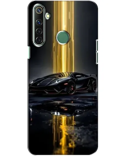 Чехол для Realme 6i с картинкой «Ночной Lamborghini драйв»
