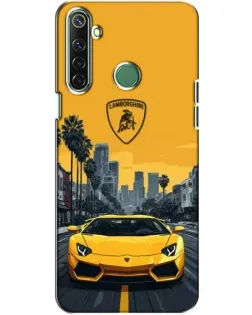 Чохол для Realme 6i з картинкою «Жовтий Lamborghini місто» Чохол для Realme 6i з картинкою «Жовтий Lamborghini місто»