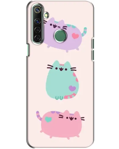 Чехол для Realme 6i с картинкой «Pusheen трио» Чехол для Realme 6i с картинкой «Pusheen трио»