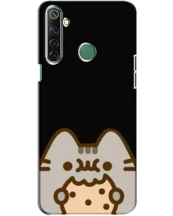Чохол для Realme 6i з картинкою «Пушин на чорному»