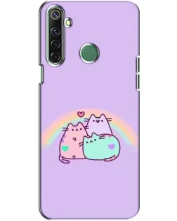 Чохол для Realme 6i з картинкою «Веселкові Пушини»
