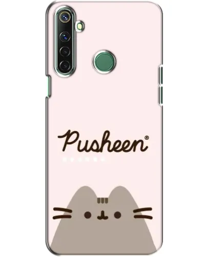 Чехол для Realme 6i с картинкой «Pusheen логотип» Чехол для Realme 6i с картинкой «Pusheen логотип»