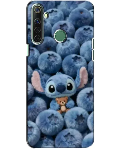 Чехол для Realme 6i с картинкой «Стич и голубика» Чехол для Realme 6i с картинкой «Стич и голубика»