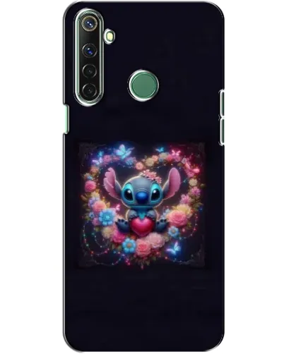 Чехол для Realme 6i с картинкой «Stitch в цветах» Чехол для Realme 6i с картинкой «Stitch в цветах»