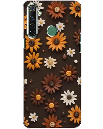 Чехол для Realme 6i с картинкой «Узор из маленьких подсолнухов» Чехол для Realme 6i с картинкой «Узор из маленьких подсолнухов»