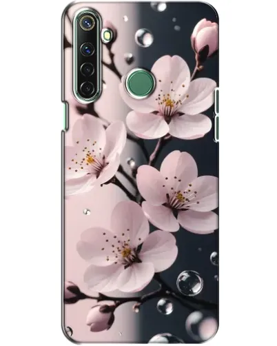 Чехол для Realme 6i с картинкой «Нежная сакура и капли» Чехол для Realme 6i с картинкой «Нежная сакура и капли»