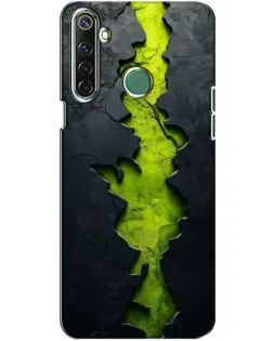 Чехол для Realme 6i с картинкой «Салатовый разлом скалы» Чехол для Realme 6i с картинкой «Салатовый разлом скалы»