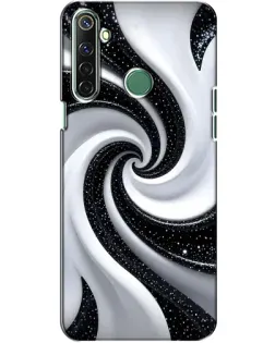 Чехол для Realme 6i с картинкой «Черно-белая спираль» Чехол для Realme 6i с картинкой «Черно-белая спираль»